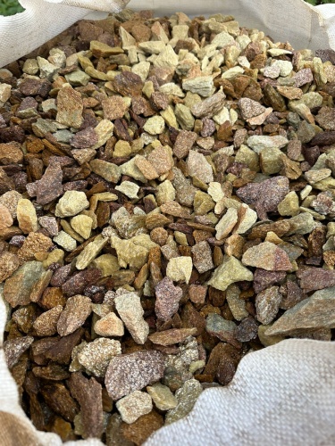 Златолит персиковый декоративная каменная крошка купить в Кушве