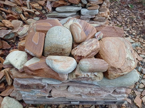 Златолит жёлтый, жёлто-зелёный глыбки и валуны для ланшафтного дизайна купить в Кушве