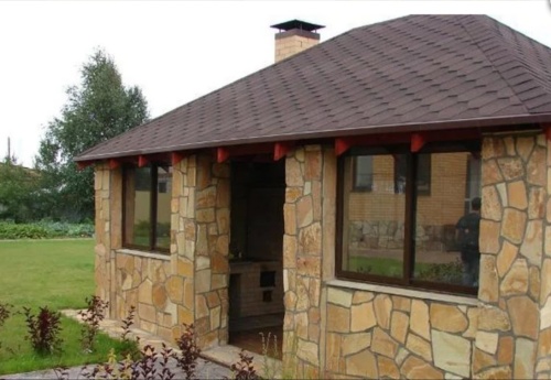 Плитняк златолит жёлтый для фасада 1,5-3 см купить в Кушве