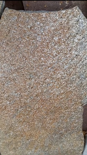 Плитняк златолит серебристый для цоколя, отмостки купить в Кушве