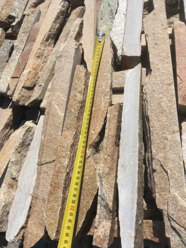 Горбушка златолит золотистый для облицовки купить в Кушве