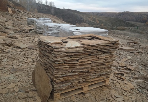 Плитняк кора дерева для цоколя, отмостки купить в Кушве